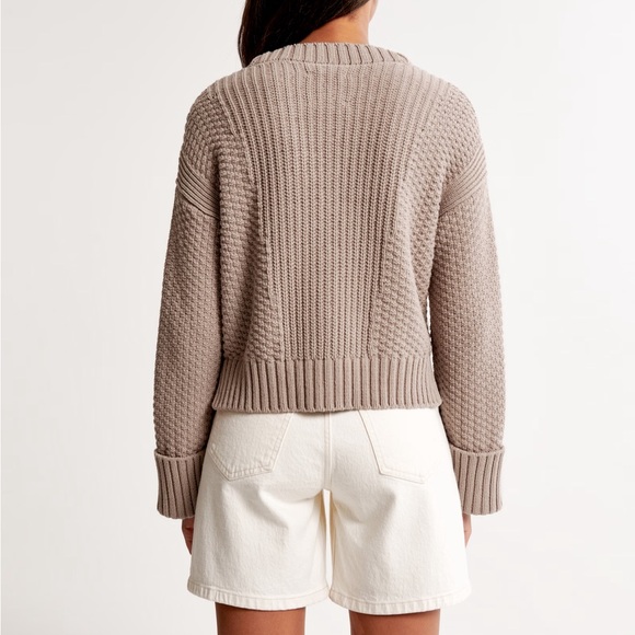 Abercrombie & Fitch Brown Cardigan Sweater - Picture 4 of 10
